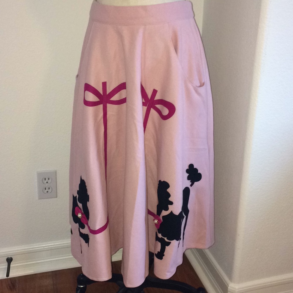 Pink poodle skirt from Unique Vintage